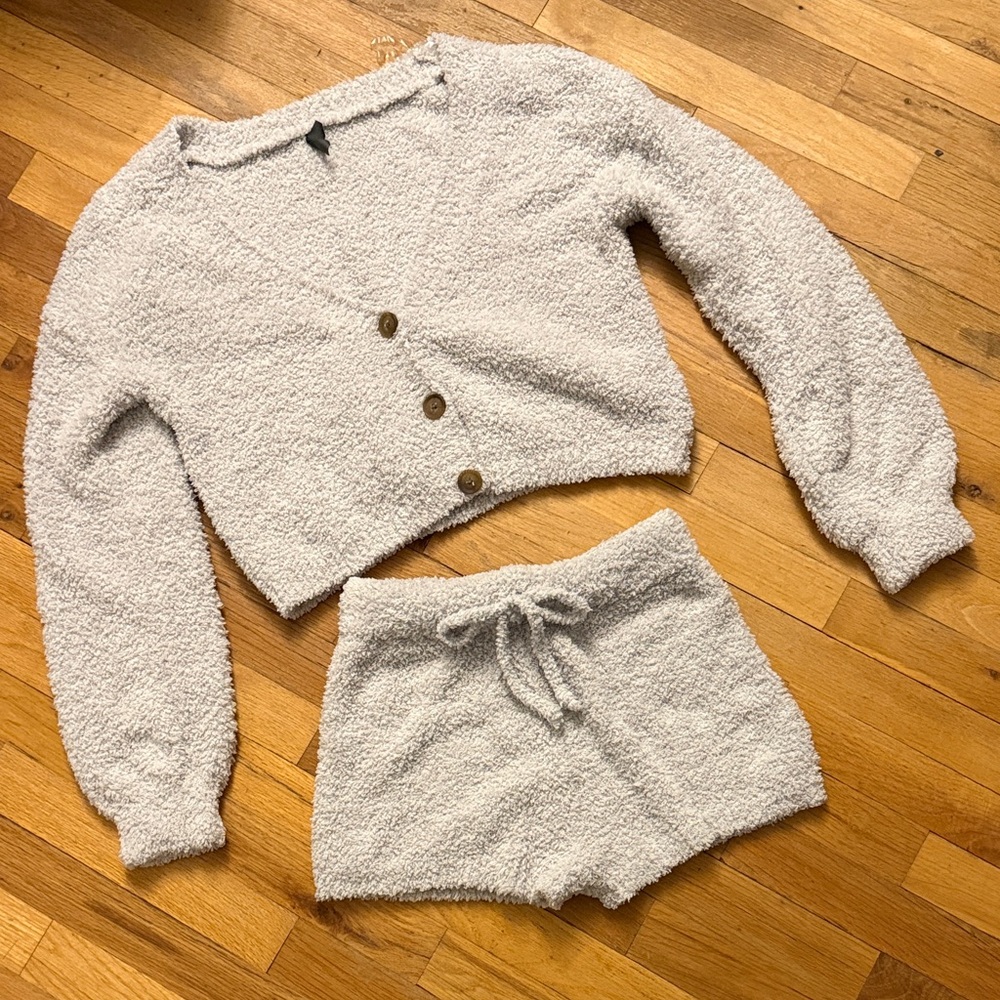 Alya Blueish/Gray Loungewear/Sleepwear Set